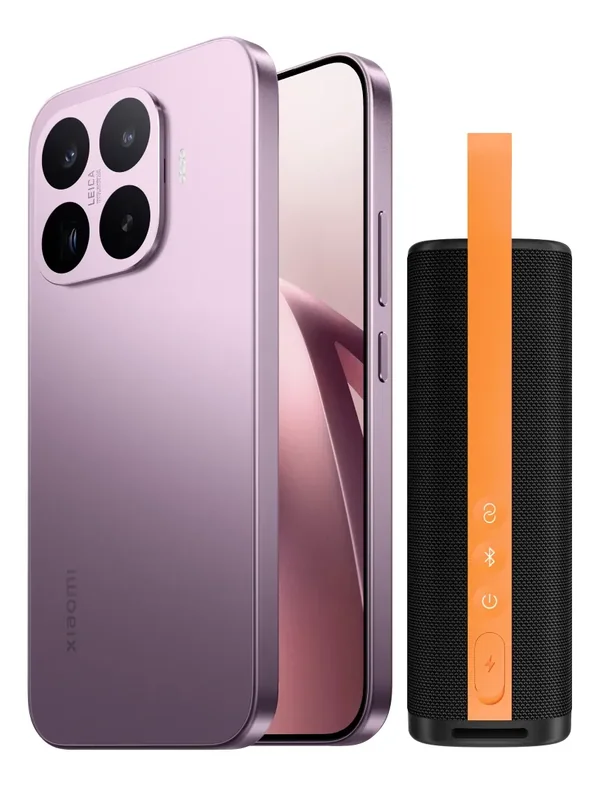 Teléfono celular junto a una batería portátil